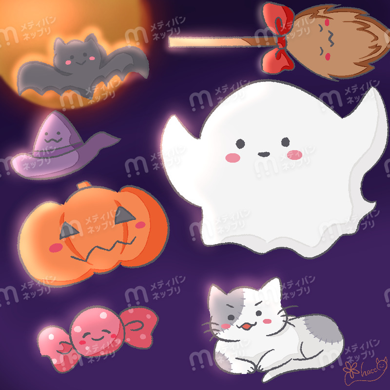 もちもちシマエナガさんと仲間たち（ハロウィンVer）】 | はなちゃこ